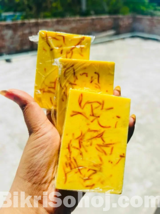 Saffron soap